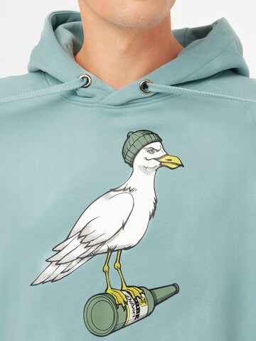 Derbe Sweatshirt 'Ryan Zip' in Blue