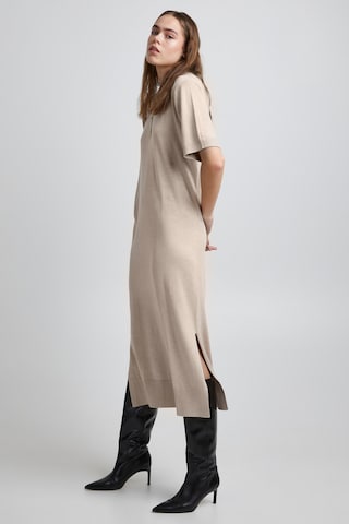 PULZ Jeans Dress in Grey: front