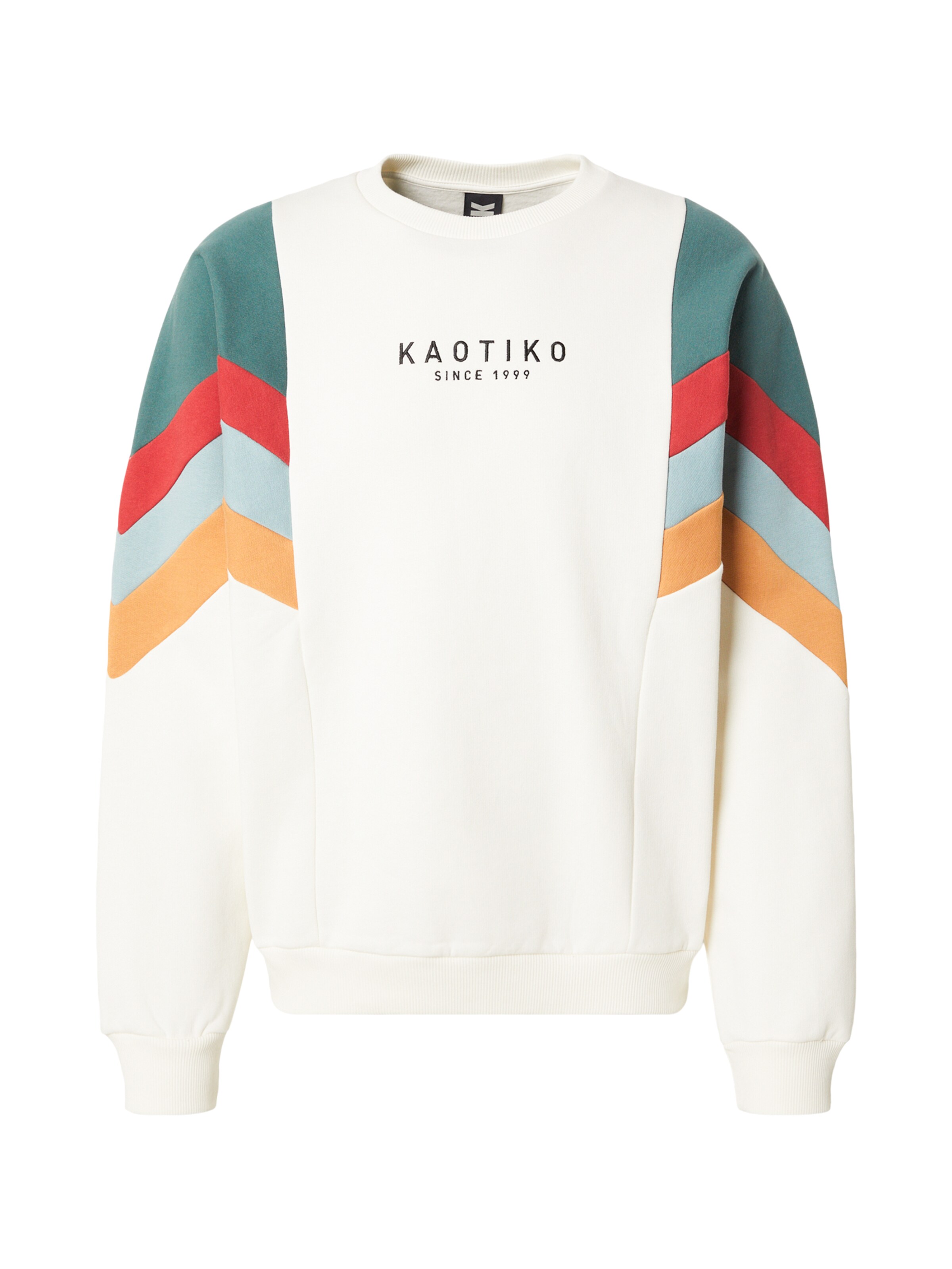 Sweat-shirt 'SEATTLE' Kaotiko en blanc : devant