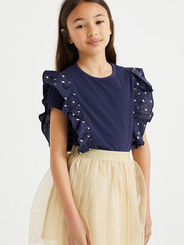 WE Fashion Shirt in Blauw: voorkant