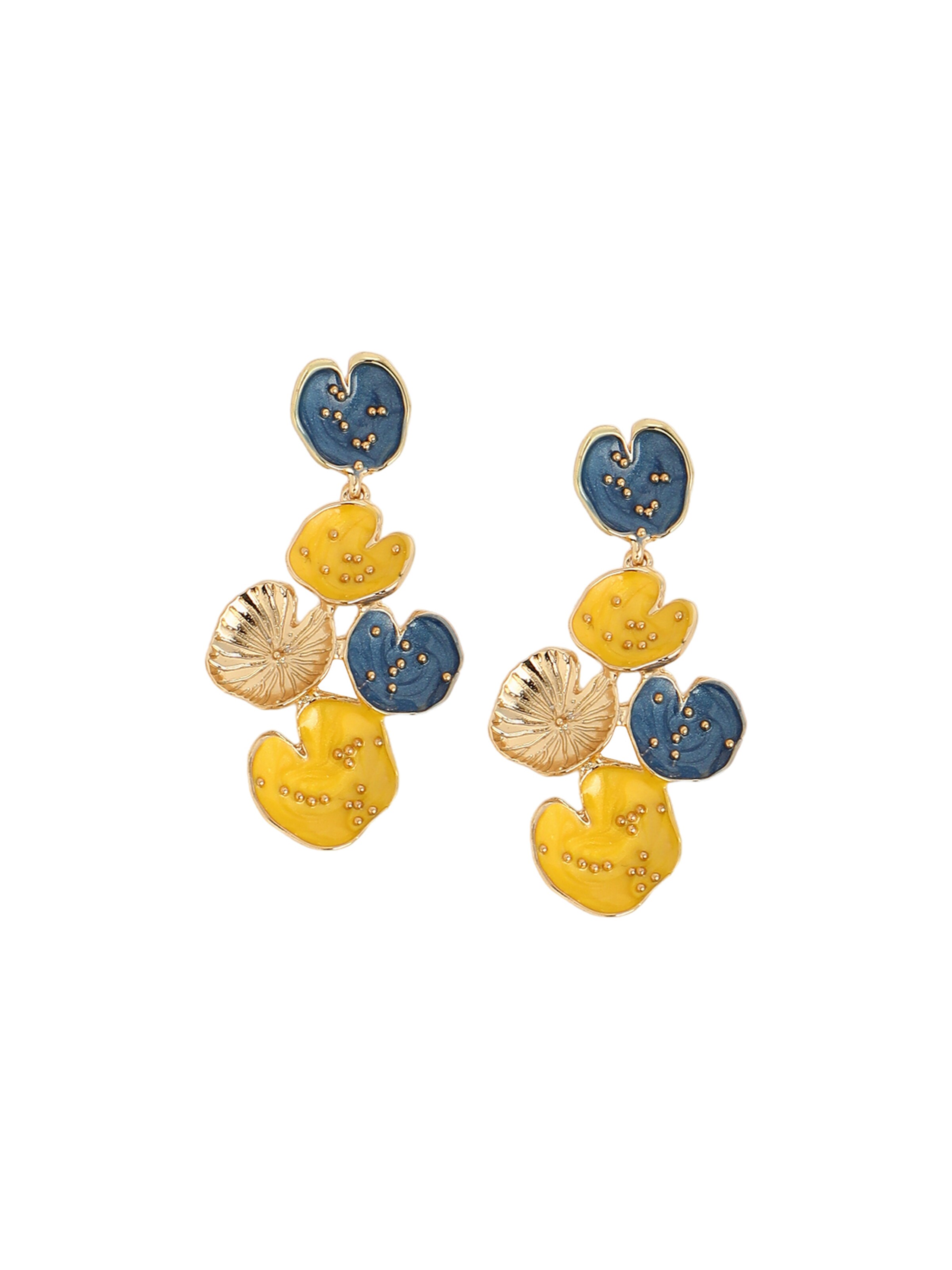 SOHI - Brincos 'Ora' em mistura de cores: frente