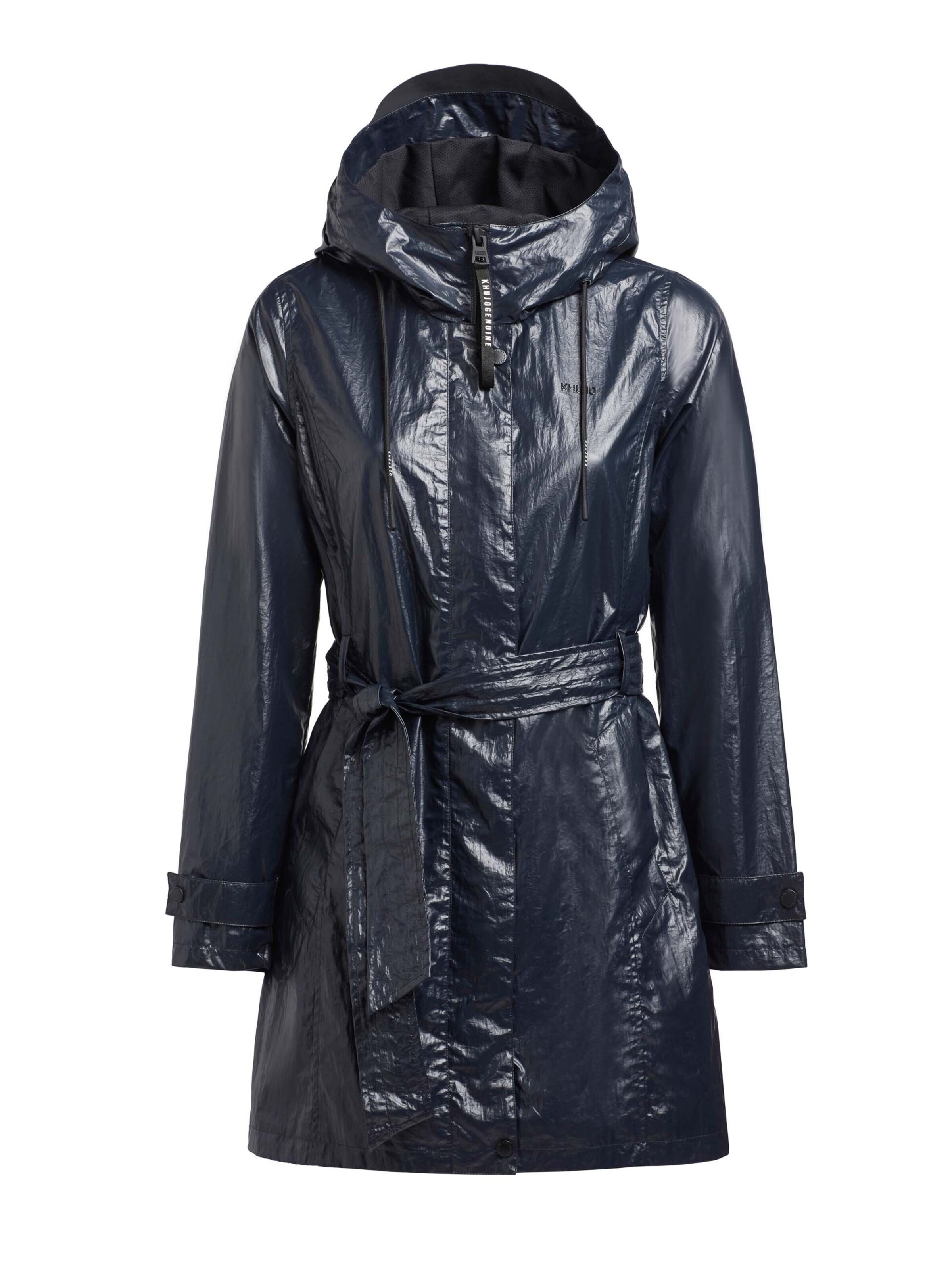 khujo Raincoat 'Alecia2' in Navy / Black / White, Item view
