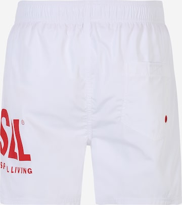 DIESEL Board Shorts 'NICO' in White