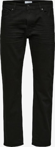 SELECTED HOMME Regular Jeans 'Scott' in Zwart: voorkant