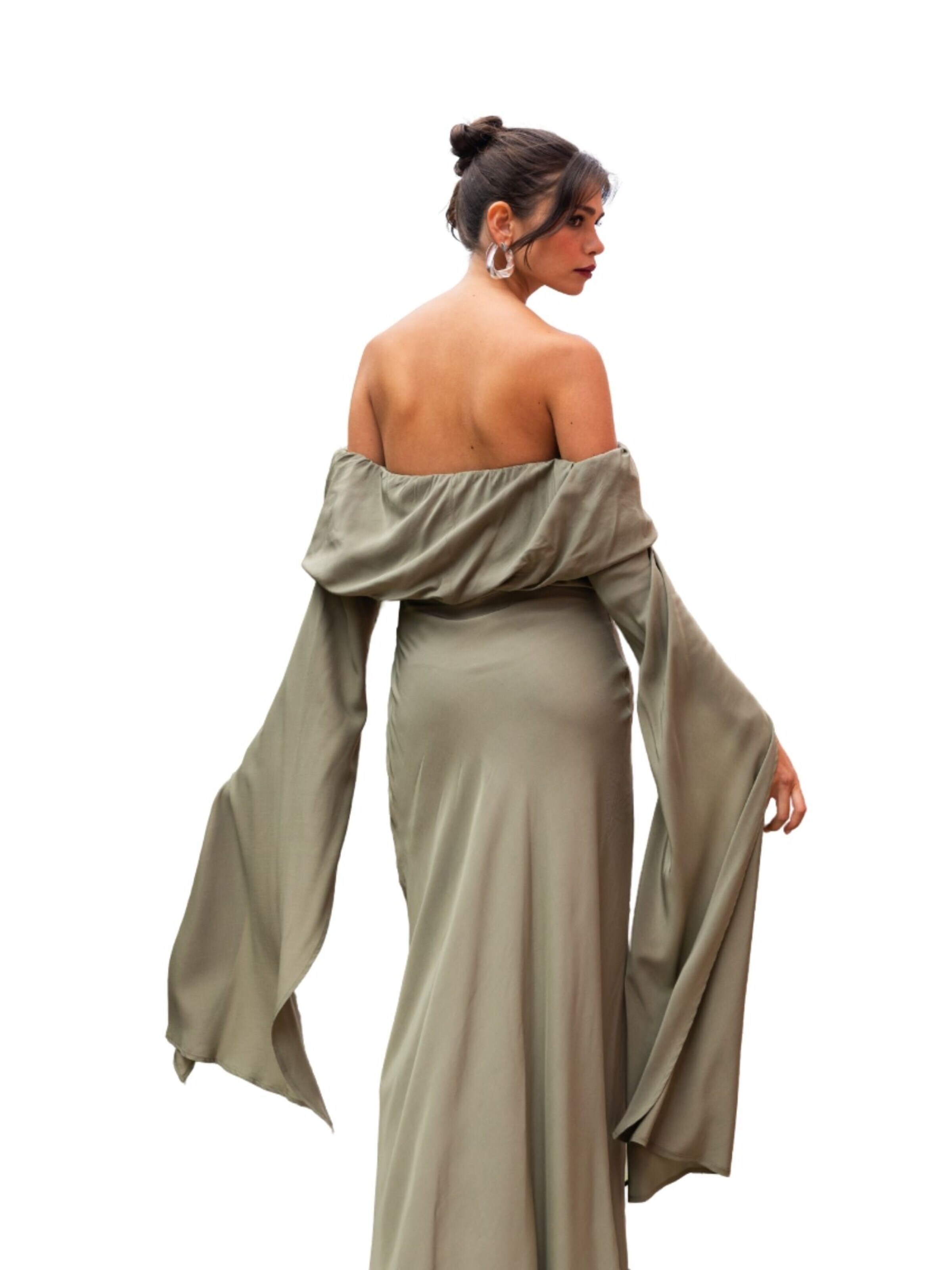 Abito da cocktail 'Habarana' di Nisia PartyWear in verde