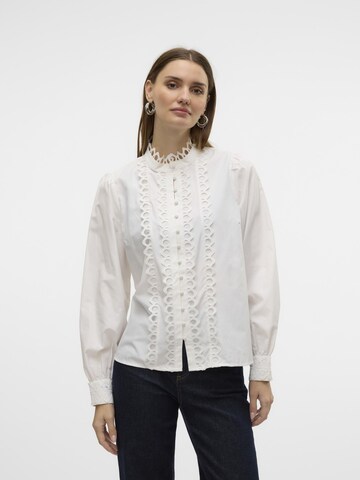 VERO MODA Blouse 'ELLA' in Wit: voorkant