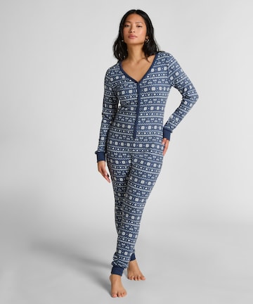 Hunkemöller Pyjama in Blauw: voorkant