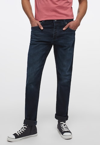 MUSTANG Tapered Jeans in Blue: front