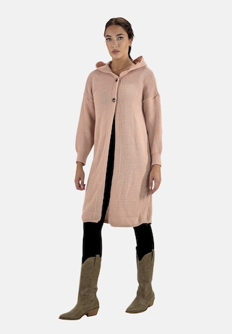Elara Strickjacke in Pink: Vorderseite