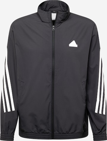 ADIDAS SPORTSWEAR - Casaco deportivo em preto: frente