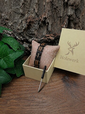 Braccialetto 'HINTERSEE' di Holzwerk in marrone