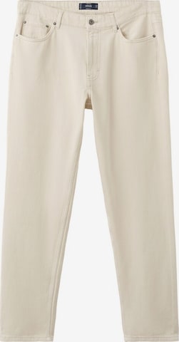 MANGO MAN Regular Jeans 'Lori' in Beige: front