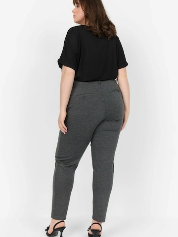 Coupe slim Pantalon 'Sina' Wasabi Concept en gris