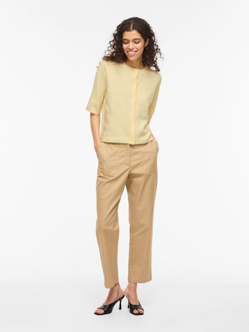 VILA Knit Cardigan 'VILIGA' in Yellow