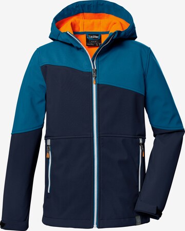 KILLTEC Outdoorjas in Blauw: voorkant