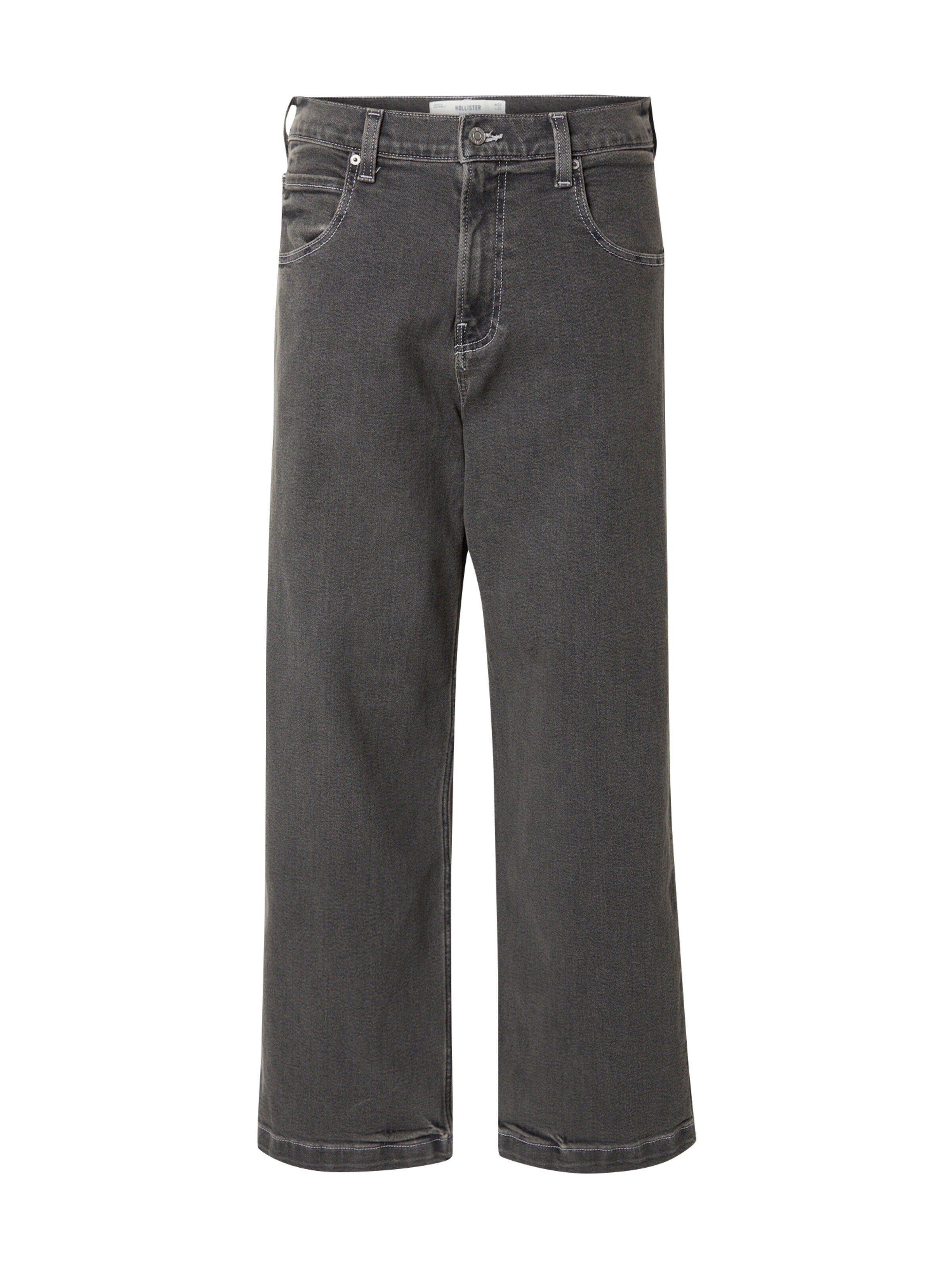 HOLLISTER Baggy Jeans in Zwart: voorkant