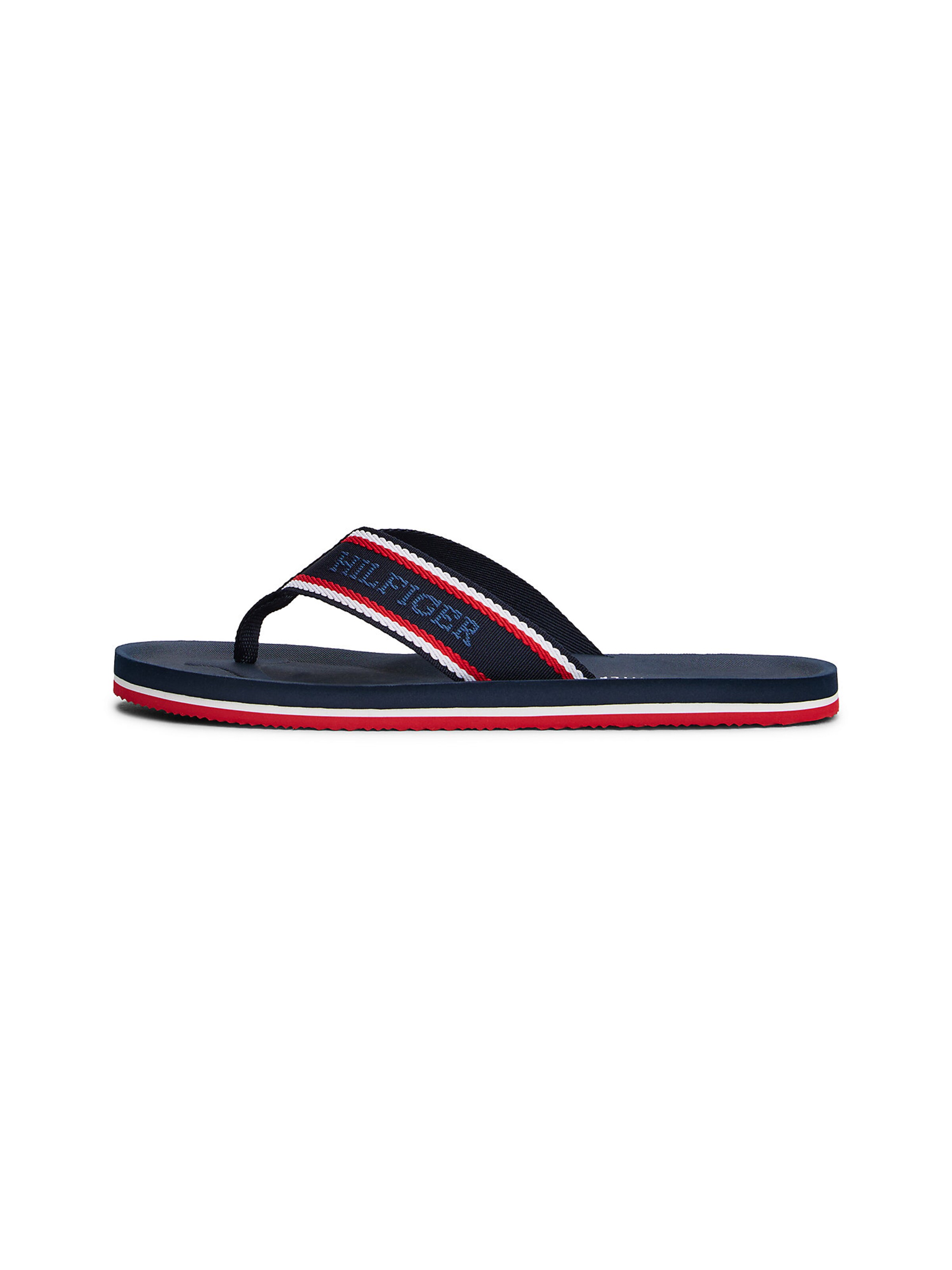 TOMMY HILFIGER Teenslippers in Blauw: voorkant