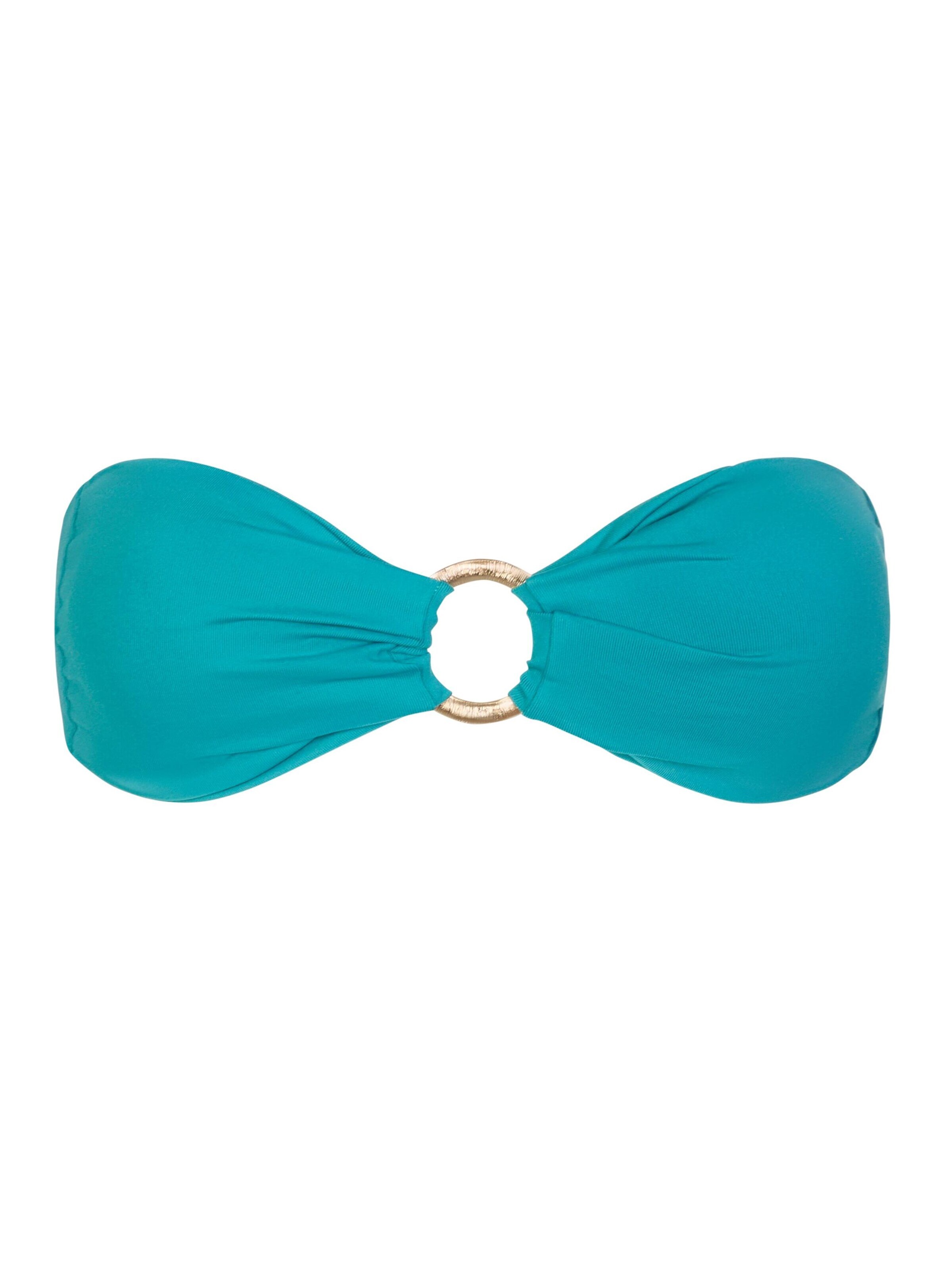 Acuarela Brand Bandeau Bikinitop 'Riviera' in Blauw