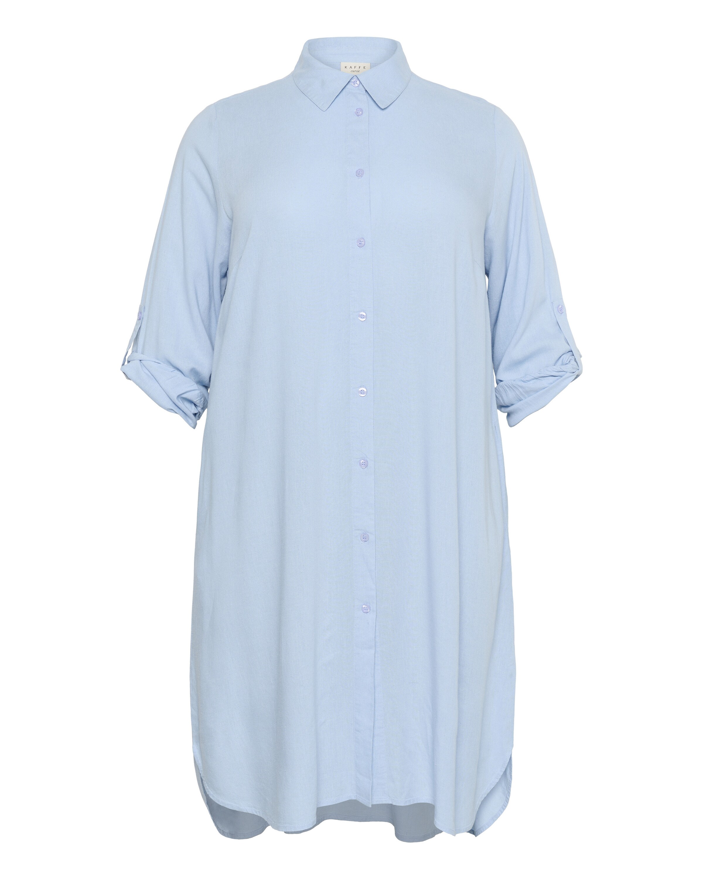 KAFFE CURVE Kleid 'Mille' in Blau: Vorderseite