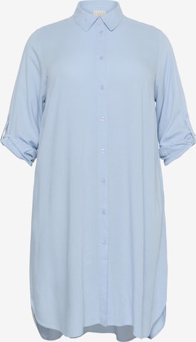 KAFFE CURVE Kleid 'Mille' in Blau: Vorderseite