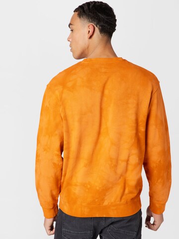 Sweat-shirt QS en orange