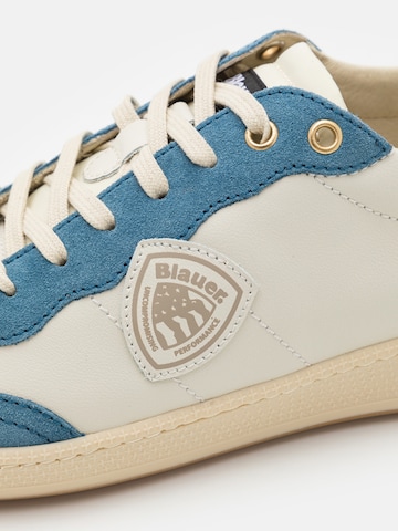 Baskets basses Blauer.USA en blanc