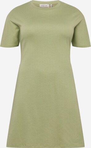 NU-IN Plus Dress in Green: front