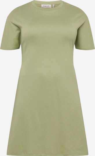Rochie NU-IN Plus pe oliv, Vizualizare produs