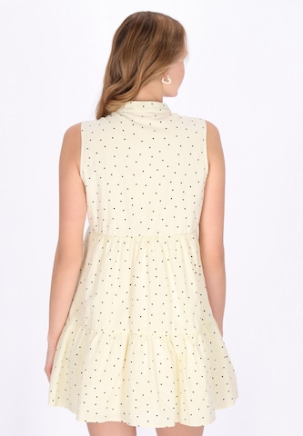 Robe-chemise 'Young Fashion' MYMO en jaune