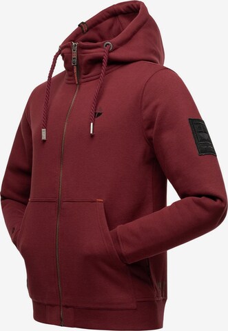 STONE HARBOUR Zip-Up Hoodie 'Jacobi' in Red