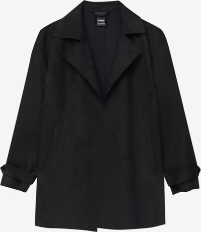 Pull&Bear Płaszcz przejściowy w kolorze czarnym, Podgląd produktu