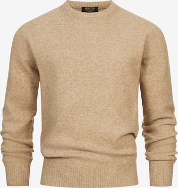 Pull-over 'INTrax' INDICODE JEANS en beige : devant