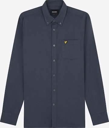 Lyle & Scott Regular Fit Businesshemd in Grau: predná strana