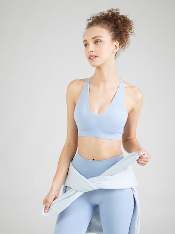 ICANIWILL Бюстие Спортен сутиен в синьо: отпред