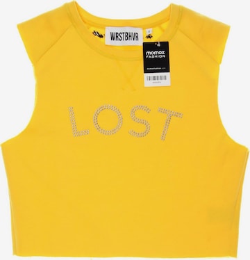 WRSTBHVR Top & Shirt in S in Yellow: front