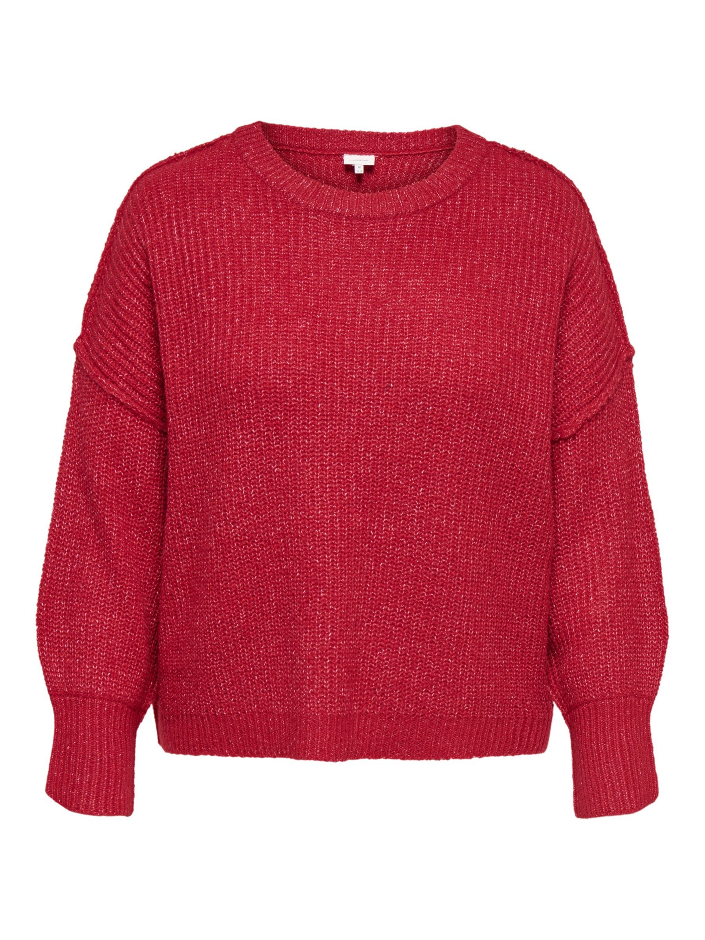 ONLY Carmakoma Trui 'CARMally' in Rood: voorkant