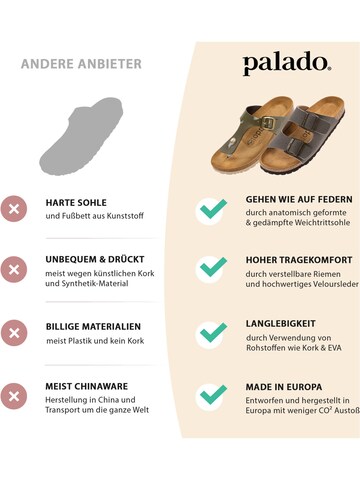 Palado Sandale 'Palado Korfu Metallic'‌‌‌‌‌‌‌‌‌ in Gold