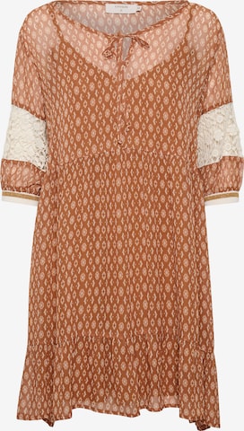 Cream Dress 'Dilina' in Brown: front