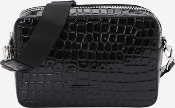 Seidenfelt Manufaktur Umhängetasche 'Nesna' in Schwarz: Vorderseite