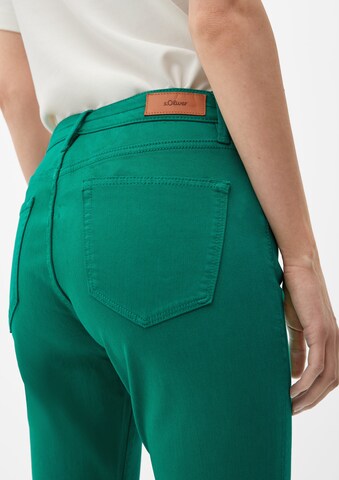 s.Oliver Skinny Jeans 'Betsy' in Green