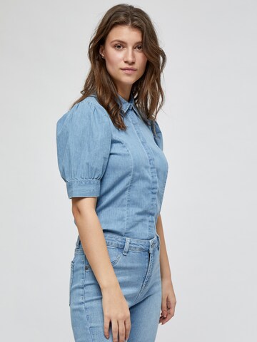 minus Blouse 'Nikia' in Blauw: voorkant
