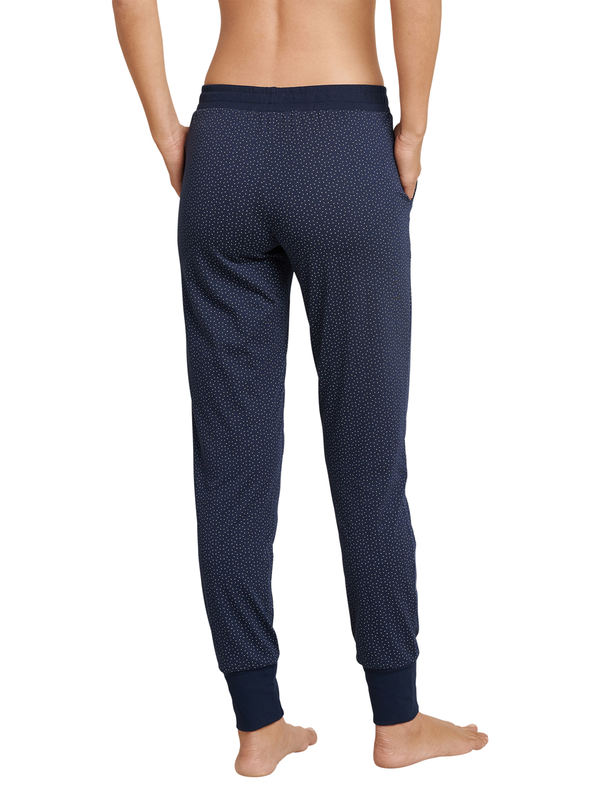 SCHIESSER Regular Trousers in Blue