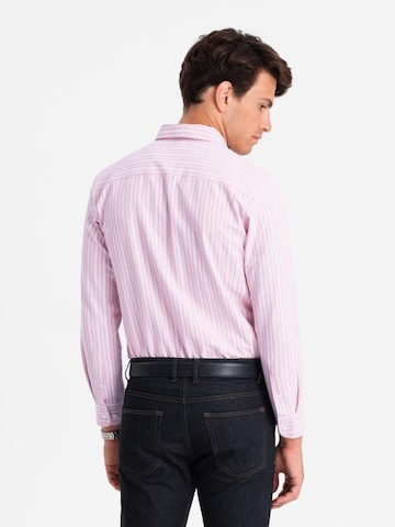 Ombre Regular fit Button Up Shirt in Pink
