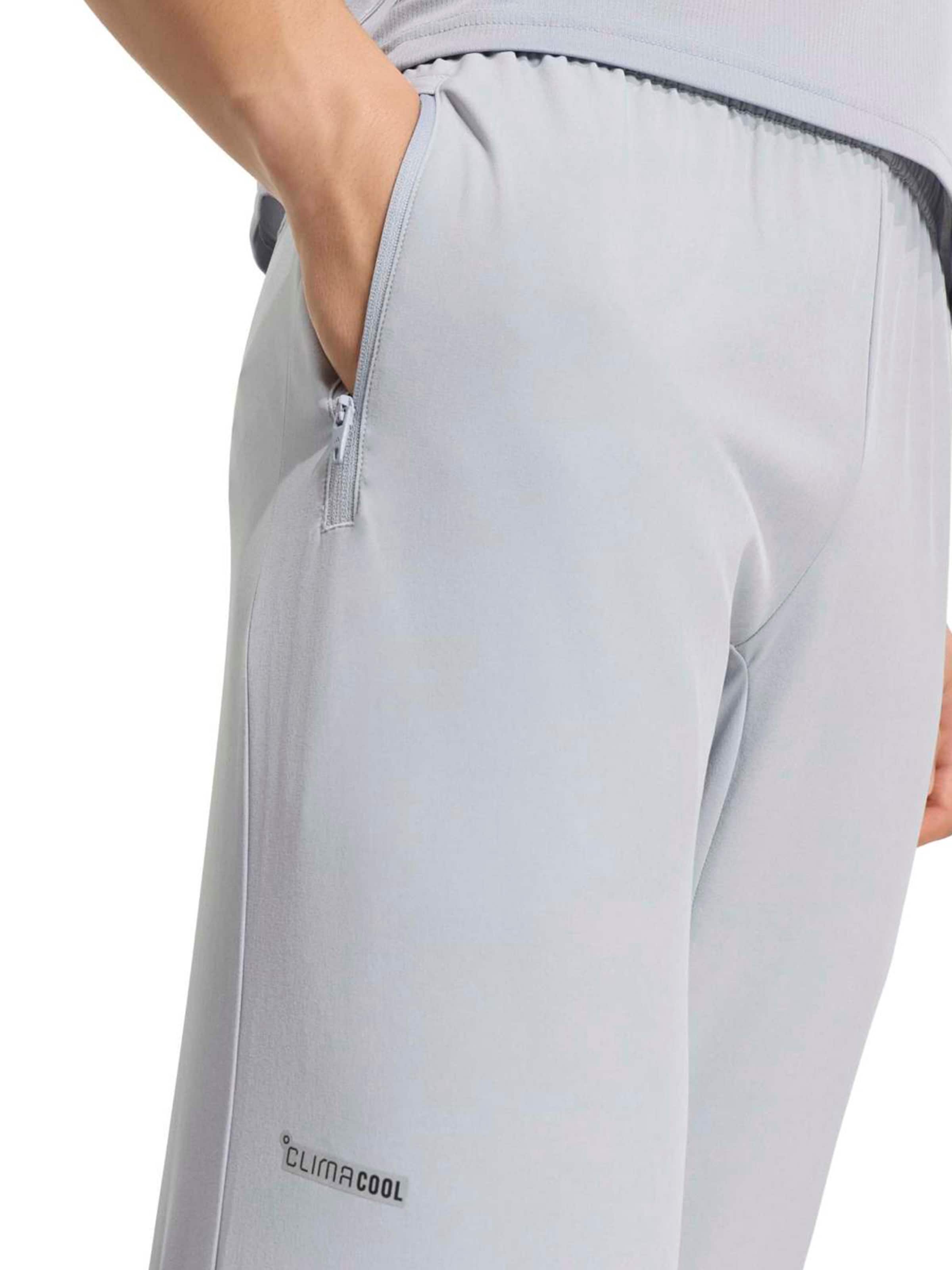 ADIDAS PERFORMANCE - Slimfit Pantalón deportivo 'TECH APP' en gris