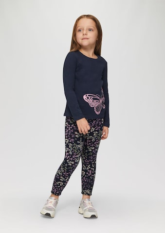 s.Oliver - Slimfit Leggings en azul: frente