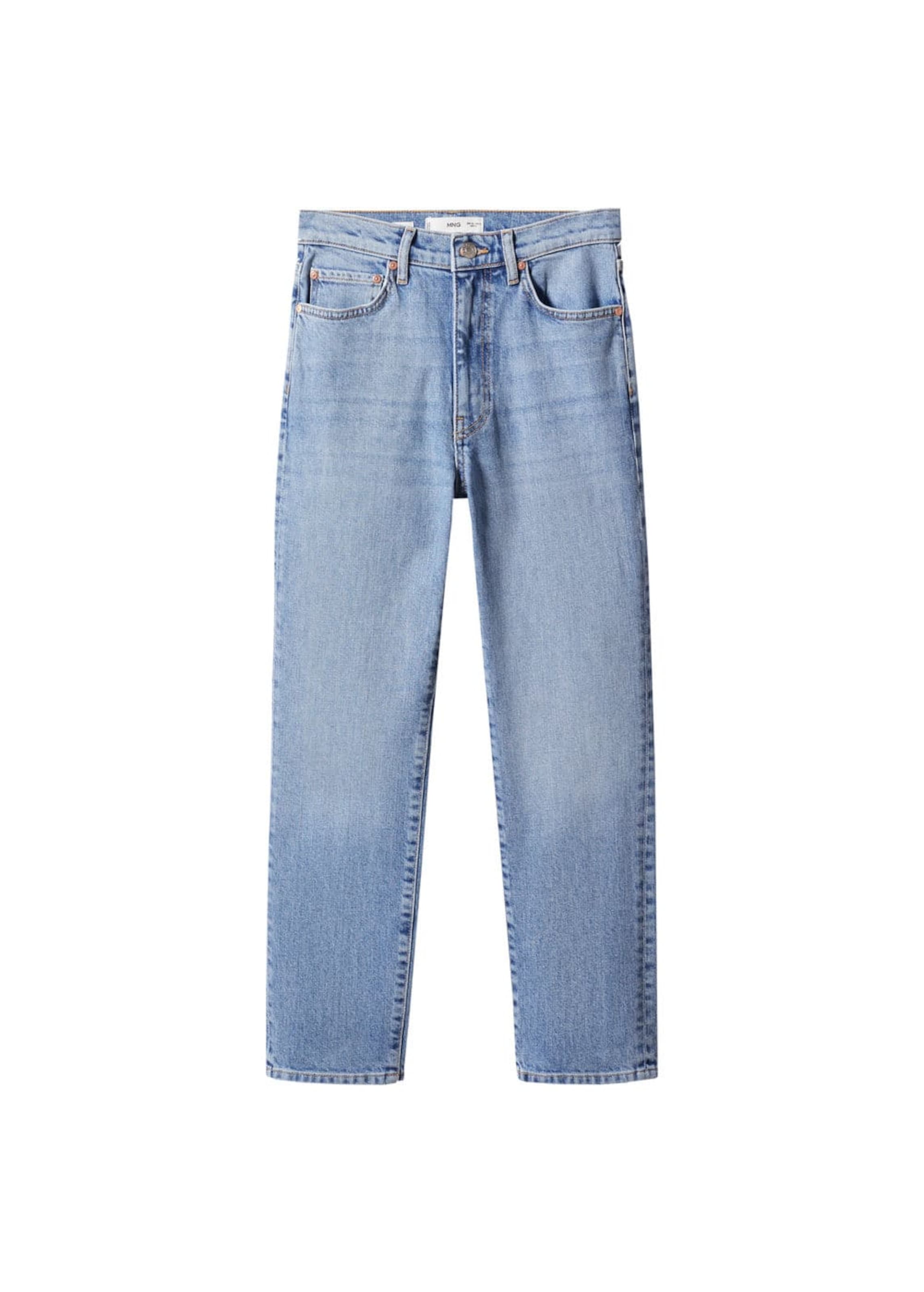 MANGO Regular Jeans 'claudia' in Blau: Vorderseite