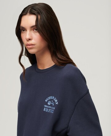 Superdry Sweatshirt 'Essentials' in Blauw