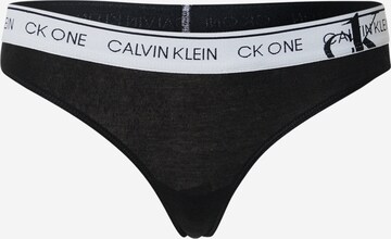 juoda Calvin Klein Underwear Siaurikės: priekis
