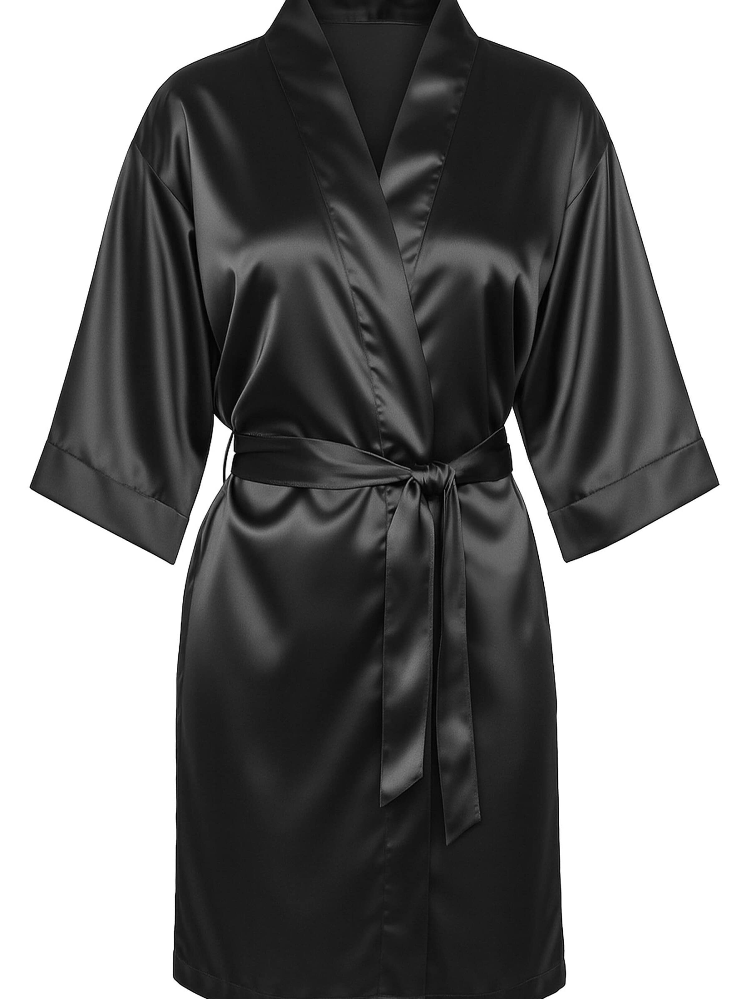 Robe de chambre '5033' Vivisence en noir