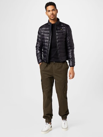 Mennace Tapered Cargo Pants in Green